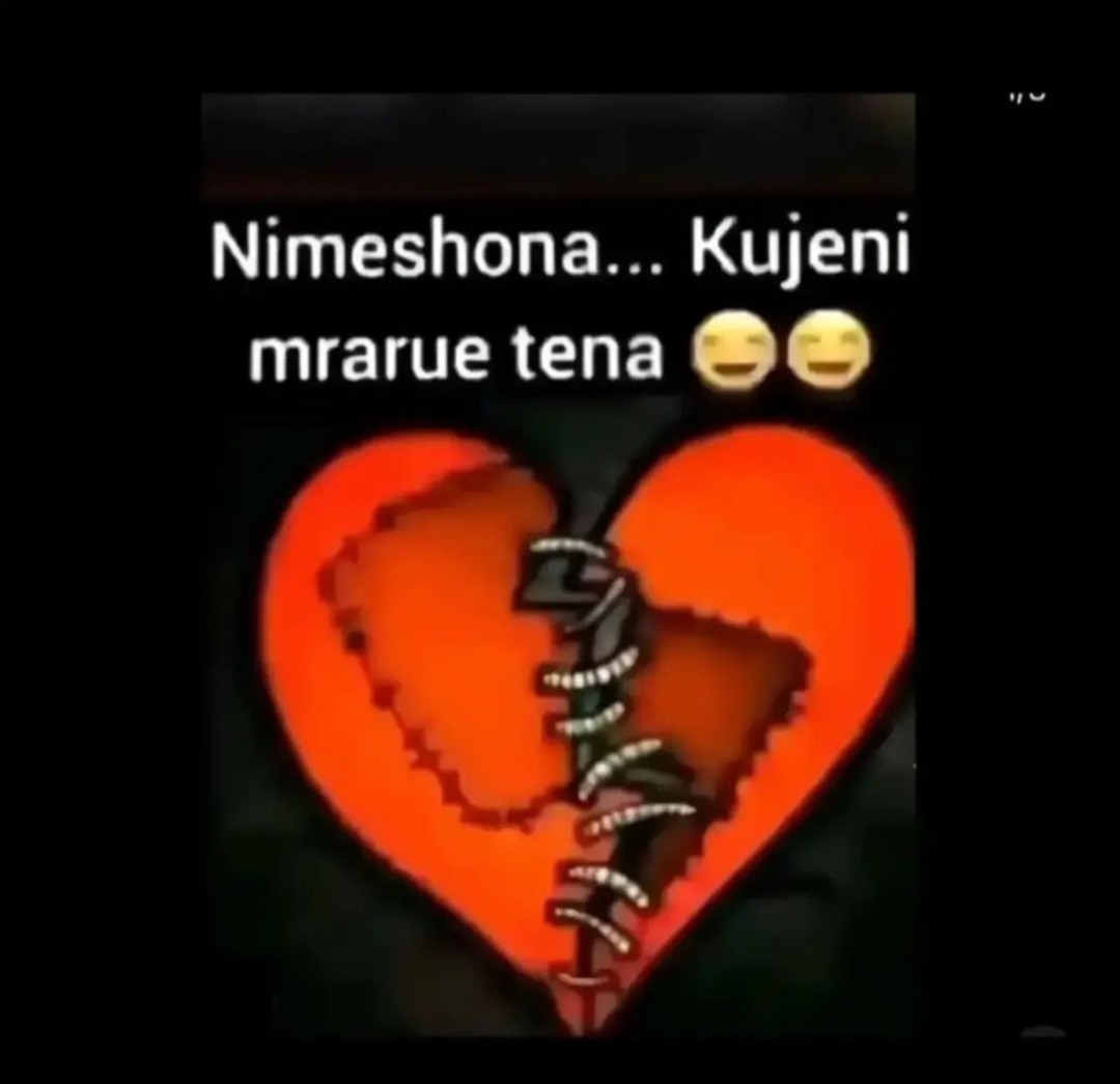 Nimeshona... Kujeni
mrarue tena ππ