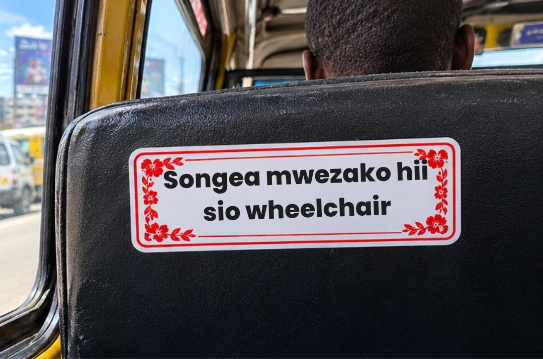 Songea mwezako hii sio wheelchair