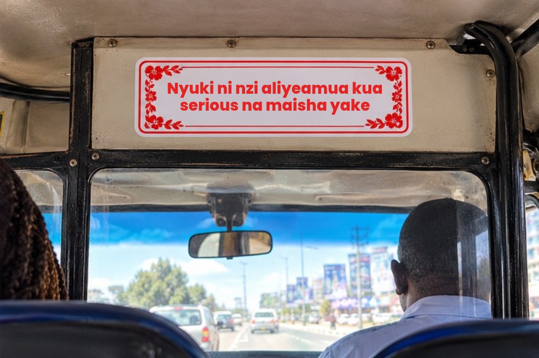 Nyuki ni nzi aliyeamua kua
serious na maisha yake