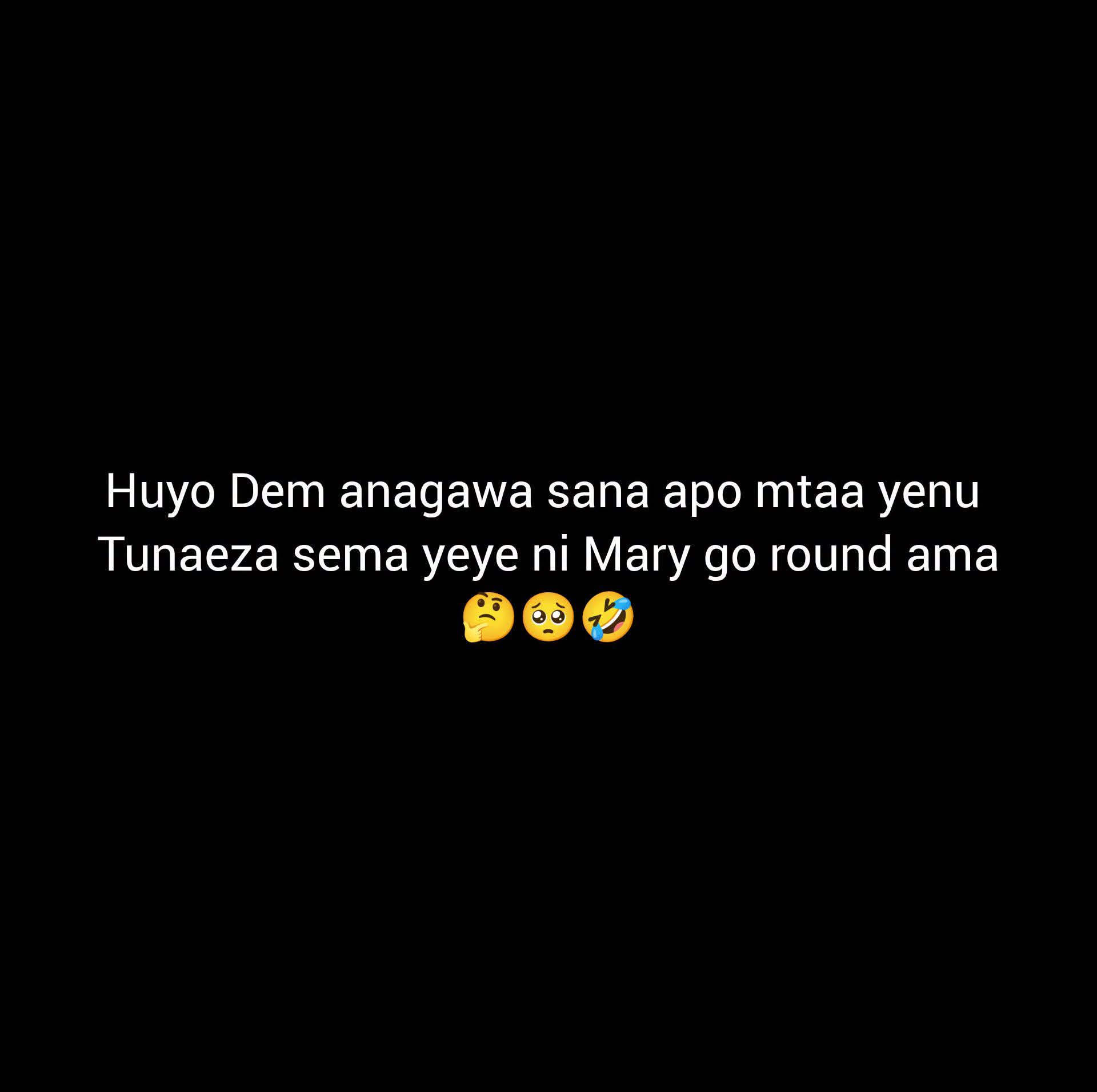 Huyo Dem anagawa sana apo mtaa yenu
Tunaeza sema yeye ni Mary go round ama
🤔🥹🤣