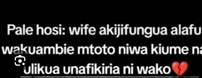 Pale hosi: wife akijifungua alafu wakuambie mtoto niwa kiume na ulikua unafikiria ni wako 💔