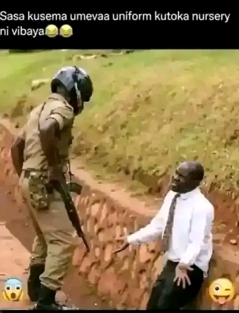 Sasa kusema umevaa uniform kutoka nursery ni vibaya😂😂
