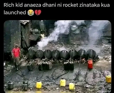 Rich kid anaeza dhani ni rocket zinataka kua
launched💔🤣